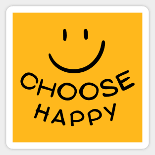 Choose Happy Sticker